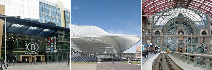 les gares des trains à grande vitesse international